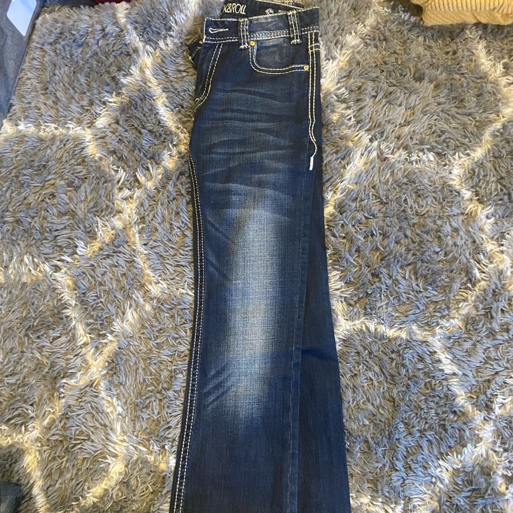 Rock n roll jeans used NOT abused